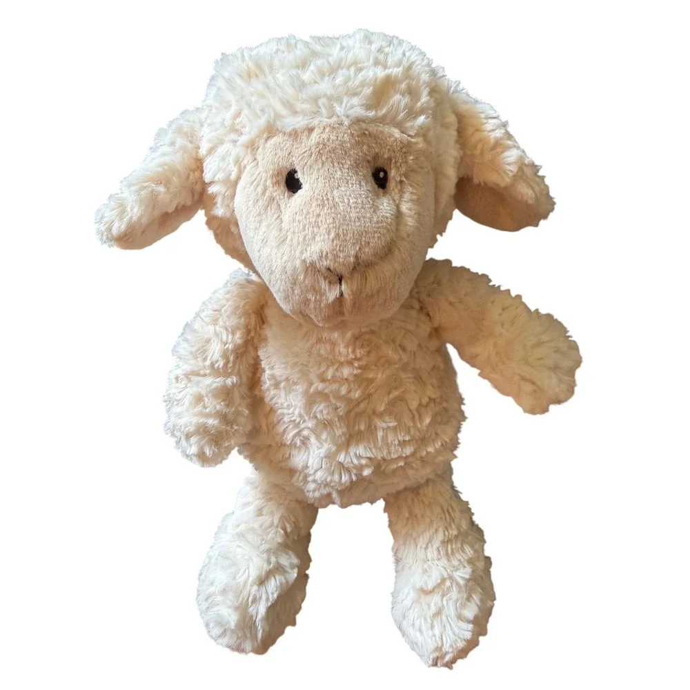 Mary Meyer Again Friends Lamb Sheep Plush Cream Curly Stuffed Animal 13